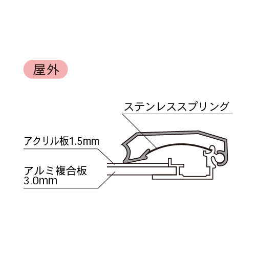 ポスターグリップ PG-44S 屋外用(PG-44S)_3