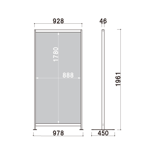 大判ロングスタンド HT-918F フラットベース(HT-918F)_2