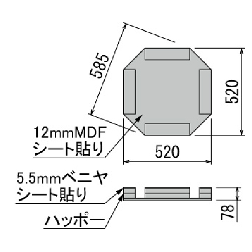 テーブル樹木 GR5143 H1200 600Ф フィカスベンジャミン(GR5143)_5