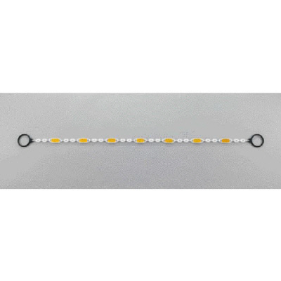 反射チェーン リング付 白 870-67W(870-67W)