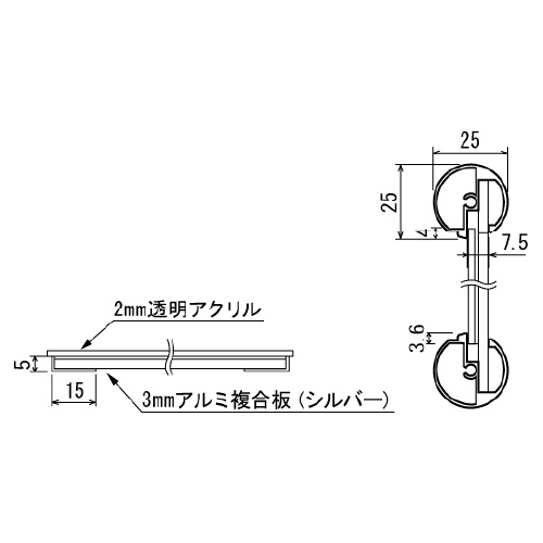 フロアスタンド 2831 S A3ヨコ ステン(2831)_3