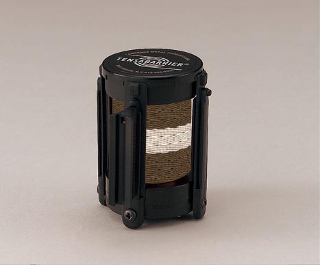 テンサバリアー ベルト交換用カセット ベルトカラー 茶白ストライプ 870-9515(870-9515)