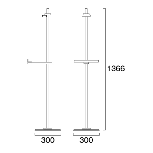 PAパネルスタンド14M　片面　A1パネルセット　PA14M-VPA1-SET(PA14M-VPA1-SET)_2