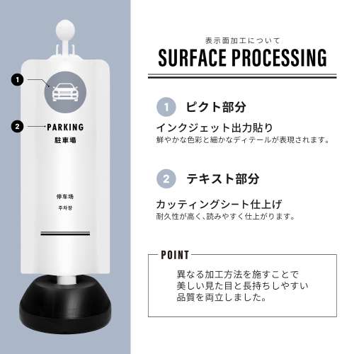 チェーンスタンドカバーセット みんなのピクトシリーズ 23/23 「犬のトイレお断り」 両面_3