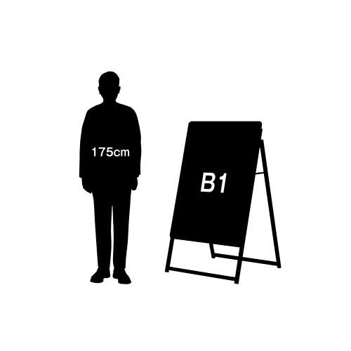 PG-Aサイン B1 両面 屋外パックシート仕様 シルバー_4