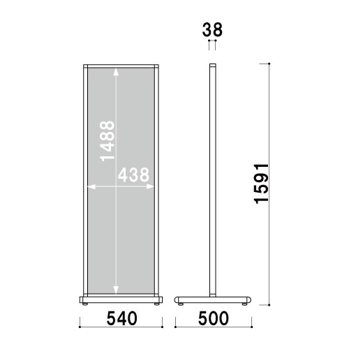 アルミタワーサイン ATS-45W(ATS-45W)_2