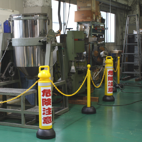 メガスタンド 反射シート有り 危険注意シール1枚付 SF-73-C(SF-73-C)_4