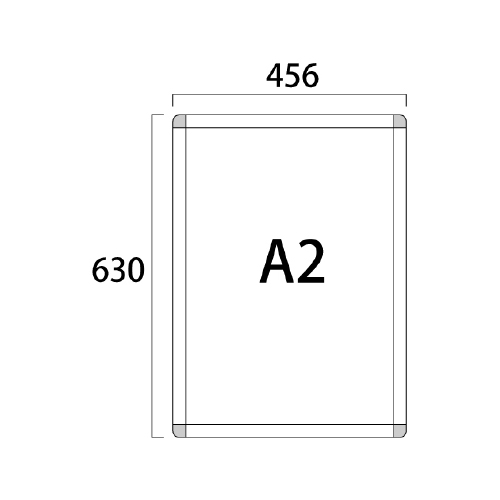 PAパネルスタンド23G-B　片面　A2パネルセット　PA23G-B-VPA2-SET(PA23G-B-VPA2-SET)_3
