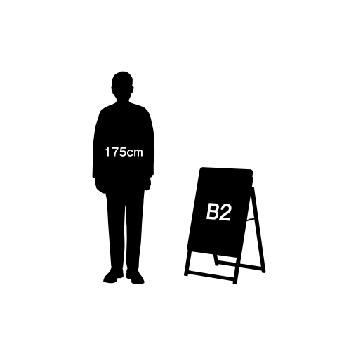 PG-Aサイン B2 片面 屋内用 シルバー_4