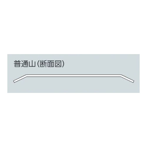 道路標識 白無地板 H120×W400mm 片面表示 894-55(894-55)_2