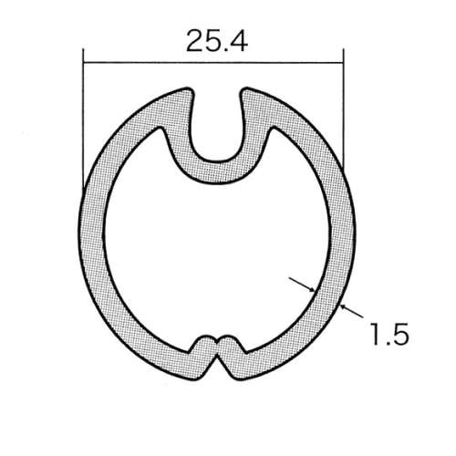 ABS-25×2500mm ブラック_2