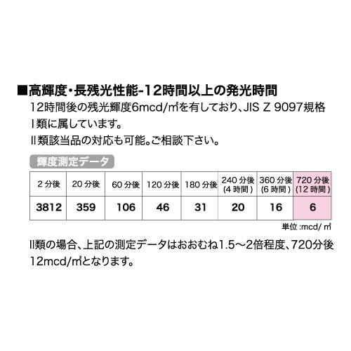 避難誘導・防災サイン 屋外蓄光パネル(120×120（総厚2t）/200×200（総厚2t）/300×600（総厚3t）/450×600（総厚3t）/600×600（総厚3t）/900×900（総厚3t）/900×1200（総厚3t）)_2