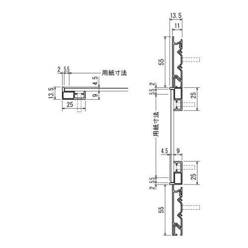 掲示ボード 696 NA-BE #150×101 木目ナチュラル/ボードベージュ(696)_9