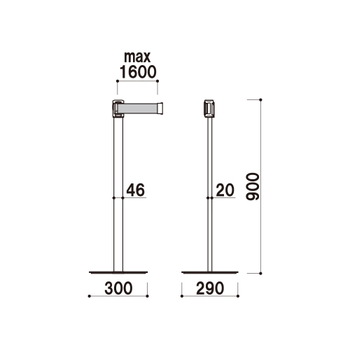 ベルトパーテーション LP-93(LP-93)_2
