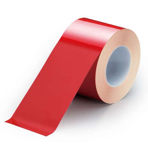 床貼用テープ ユニフィットテープ 100mm幅×20M 強粘着タイプ 赤 863-657(863-657)