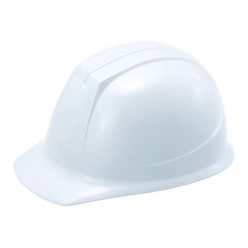 ヘルメット 前ひさし型  衝撃吸収ライナー付 白 377-20A-WH(377-20A-WH)