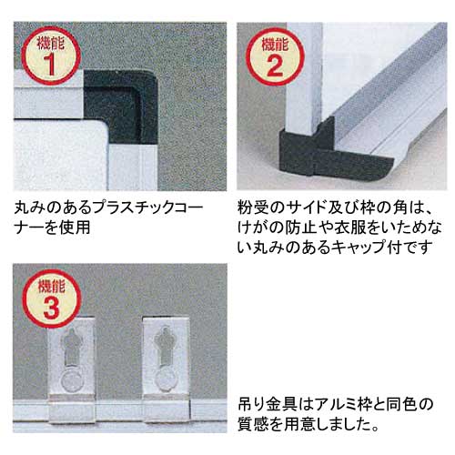 壁掛用ホーローホワイトボード_2