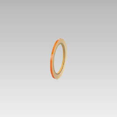 反射テープ オレンジ 5mm幅 2巻1組 863-45