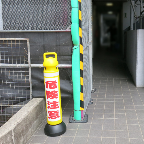 メガスタンド 反射シート有り 危険注意シール1枚付 SF-73-C(SF-73-C)_5