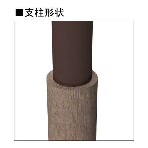 再生木材和風案内板 オスロ RCOタイプ(RCO-1（片面仕様）/RCO-2（片面仕様）/RCO-3（片面仕様）/RCO-7（片面仕様）)_2