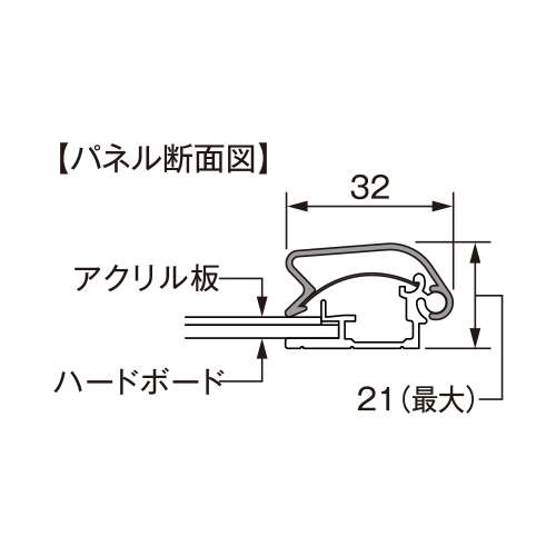 角バーパネル (PG-32R仕様) 屋内用(角バーパネル (PG-32R仕様))_7