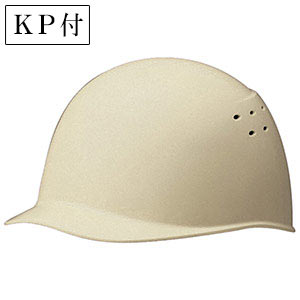 ヘルメット 野球帽型 衝撃吸収ライナー付 アイボリー 873-83IB