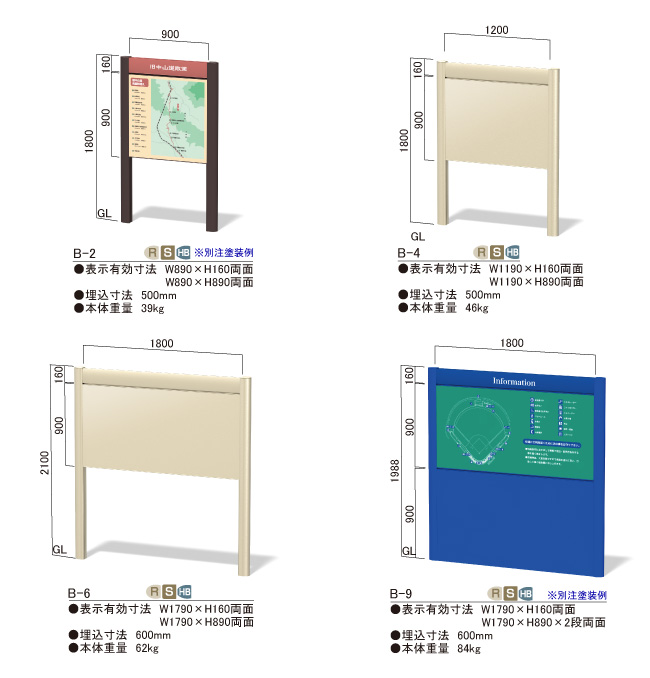 屋外案内サイン インフォメックス Bタイプ_s5